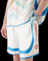 CASABLANCA Fuji Dream Silk Shorts Mens Apparel